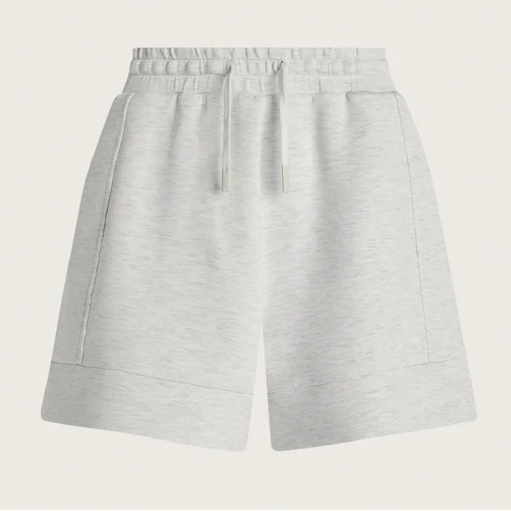 Varley Atrium High-Rise Short 4.5” Ivory Marl